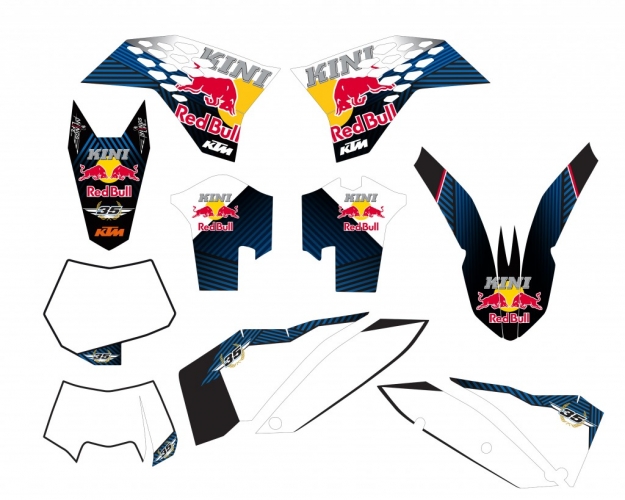KIT DECO KINI REDBULL KTM CHAMPION EDITION