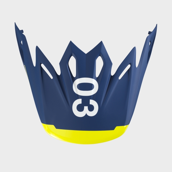 MOTO 9 GOTLAND HELMET SHIELD BLUE OS