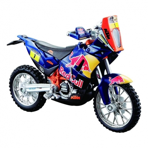 MOTO MINIATURE 1:18 KTM RED BULL 450 RALLY FACTORY CYRIL DEPRES 1