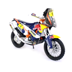 MOTO MINIATURE KTM RED BULL 450 RALLY MARC COMA