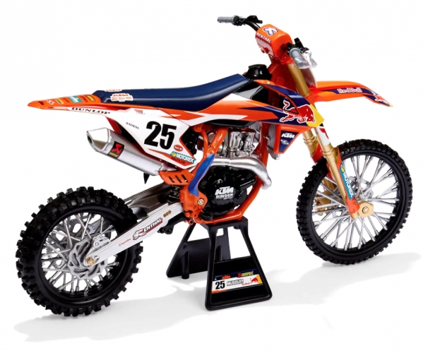 MOTO MINIATURE 1:6 35x20cm KTM RED BULL 450 SX-F MARVIN MUSQUIN 25