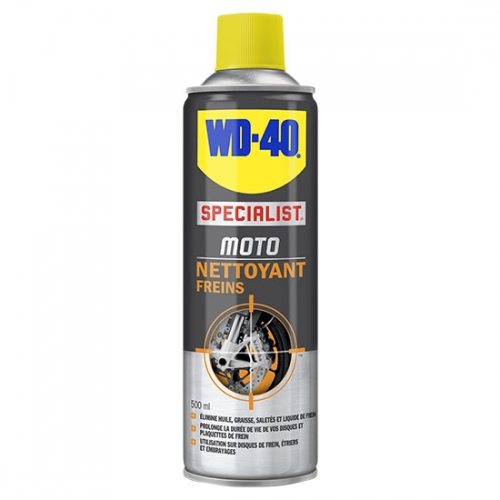 NETTOYANT FREINS WD40 SPECIALIST MOTO 500ML