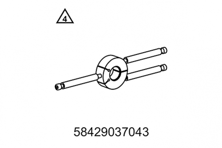 OUTIL D'MONT. BAGUE-INT.POLIER KTM