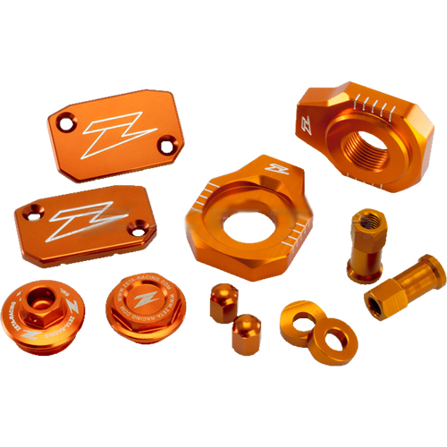 PACK PIECES ANODISEES ORANGES ZETA KTM SX 85 15-17/ FREERIDE 250R 14-17/ FREERIDE 350 13-17