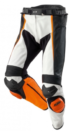 PANTALON CUIR ROUTE KTM GIMOTO RSX BLANC