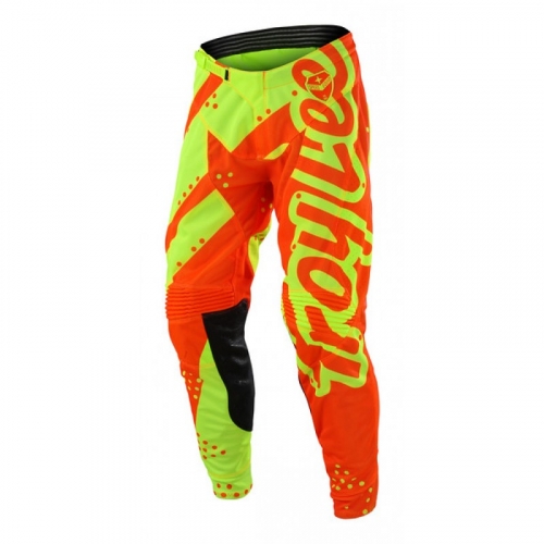 PANTALON MX TROY LEE DESIGNS SE AIR SHADOW JAUNE/ORANGE