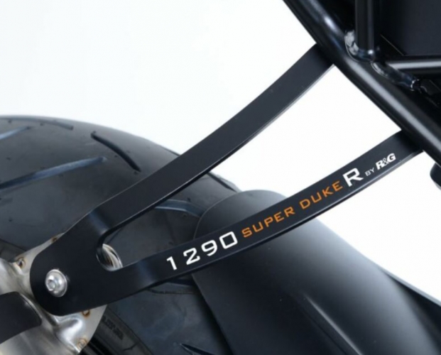 PATTE FIXATION SILENCIEUX R&G NOIR KTM 1290 SUPER DUKE R 17-19