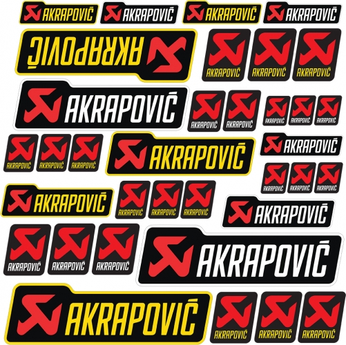 PLANCHE STICKER AKRAPOVIC