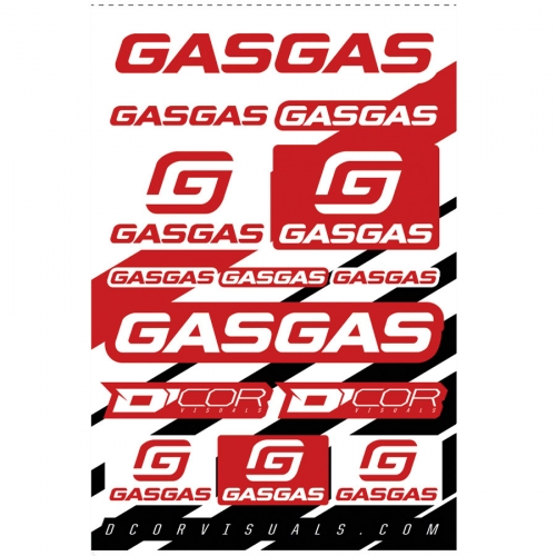 PLANCHE STICKER DCOR GASGAS