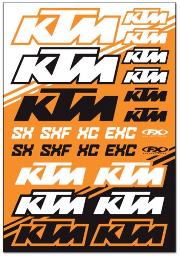 PLANCHE STICKER FX KTM SX/SXF/XC/EXC