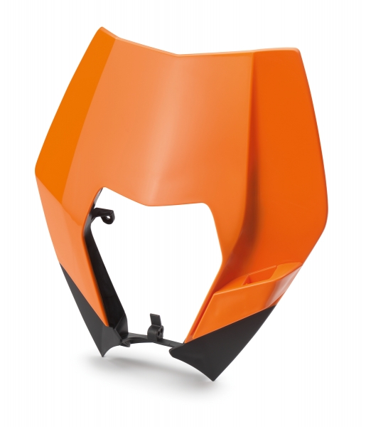 PLAQUE PHARE NUE ORANGE KTM EXC 08-13