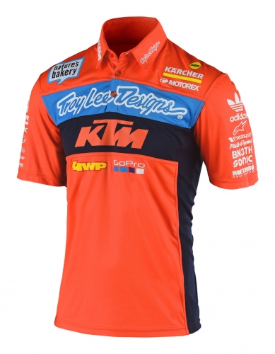 POLO TEAM KTM TROY LEE DESIGNS ORANGE 19