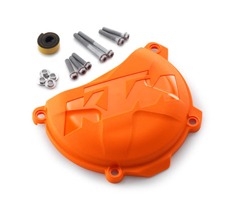 PROTECTION CARTER EMBRAYAGE ORANGE KTM 250 SX-F 13-15/ 350 SX-F 11-15/ 250 EXC-F 14-16/ 350 EXC-F 12-16 / FREERIDE 350 -17