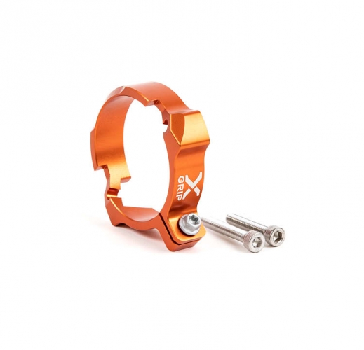 PROTECTION DE BRIDE ECHAPPEMENT ORANGE X-GRIP KTM 250/300 EXC TPI 18-23