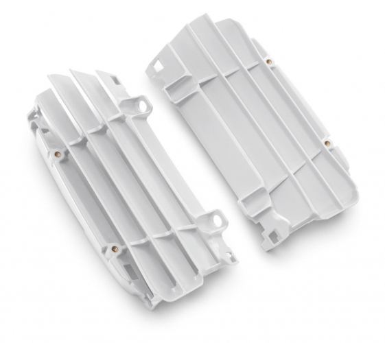 PROTECTION RADIATEUR BLANC KTM SX/SX-F/SMR 23-24/ HUSQVARNA FC/TC/FS 23-24/ FE/TE 24/ GASGAS EC/MC 24