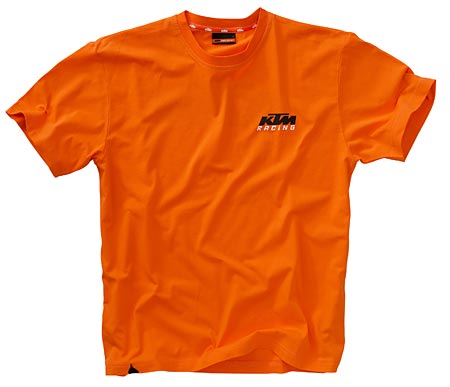 racing orange tee