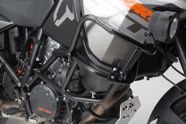 RALLONGE SUPERIEUR BARRES DE PROTECTION NOIR KTM 1090 ADVENTURE/R 17/ 1290 SUPER ADVENTURE S/R 17-20