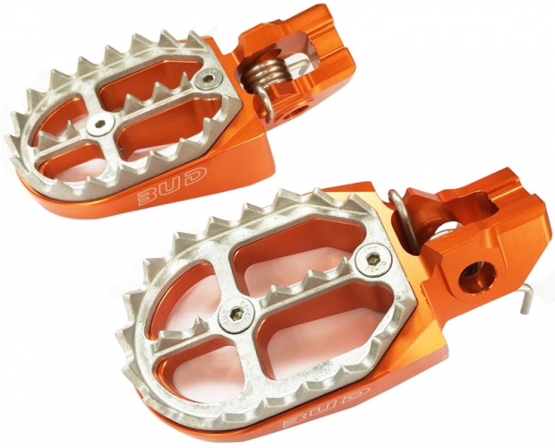 REPOSE PIEDS BUD RACING ORANGE KTM 125/150 SX 16/ SX-F 16