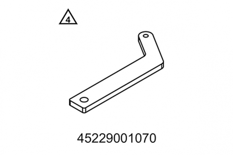 RETAIN. ARM F. ENG.WORK STAND KTM