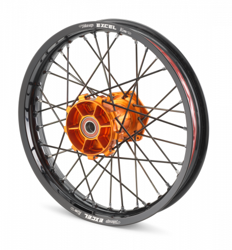 ROUE ARRIERE FACTORY NOIR/ORANGE KTM 790 ADVENTURE/R / 890 ADVENTURE R/ 1190 ADVENTURE R/ 1290 SUPER ADVENTURE R KTM