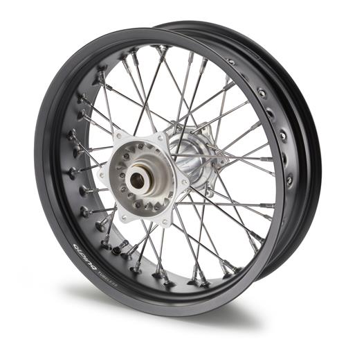 ROUE ARRIERE SUPERMOTO NOIR 5X17 AXE 20MM KTM SX/EXC/ HUSQVARNA FC/TC/FE/TE/ GASGAS MC/EC