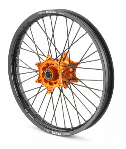 ROUE AVANT FACTORY NOIR/ORANGE KTM 790 ADVENTURE/R / 890 ADVENTURE R/ 1190 ADVENTURE R/ 1290 SUPER ADVENTURE R KTM