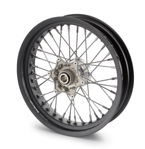 ROUE AVANT SUPERMOTO NOIR 3,5X16,5 AXE 26MM KTM SX/EXC/ HUSQVARNA FC/TC/FE/TE/ GASGAS MC/EC