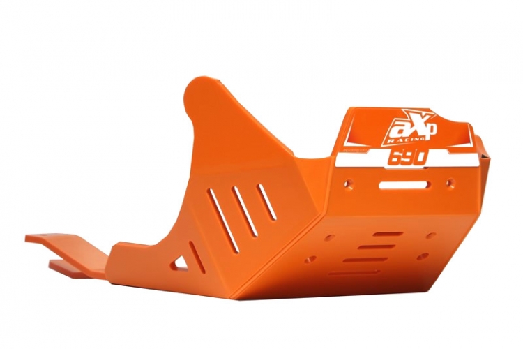 SABOT PLASTIQUE PHD 8MM AXP ORANGE KTM 690 ENDURO R/ SMC R 09-23