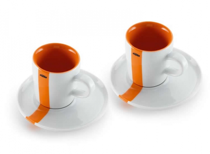 SET TASSES CAFE EXPRESSO KTM BLANC