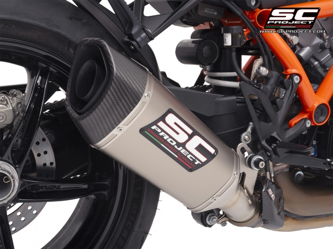 SILECIEUX SC1-R titane KTM 1390 SUPER DUKE R 24- / 1290 SUPER DUKE R 20-23