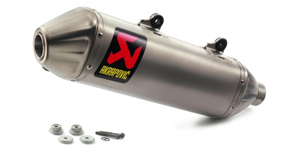 SILENCIEUX SLIP ON TITANE AKRAPOVIC KTM 250 SX-F 16-18/ 250/350 EXC-F 17-18