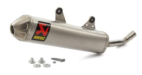 SILENCIEUX TITANE AKRAPOVIC KTM 200/250/300 EXC 17-19/ 250 SX 17-18