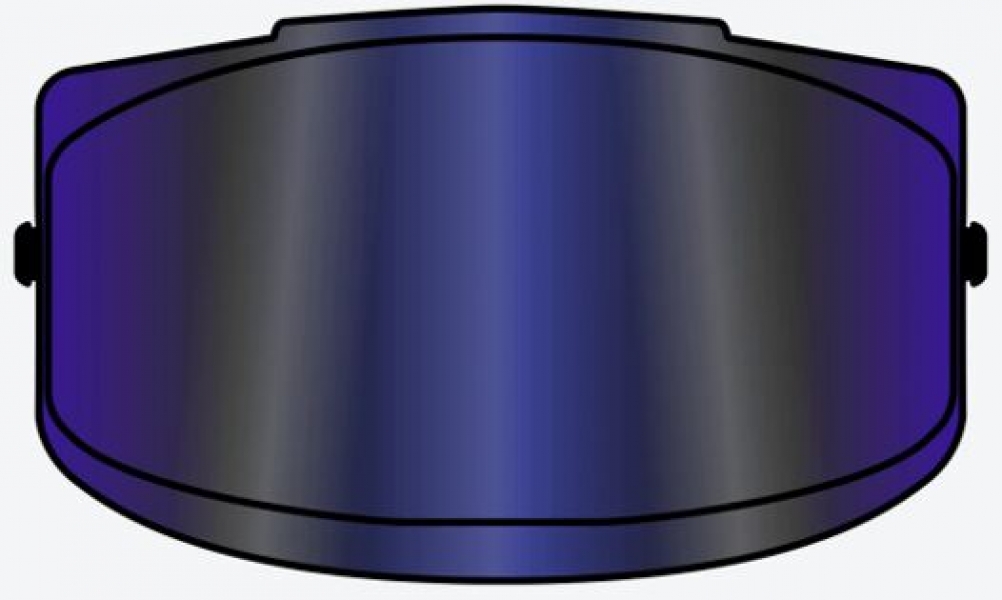 SPARK 2 VISOR BLUE MIRRORED OS