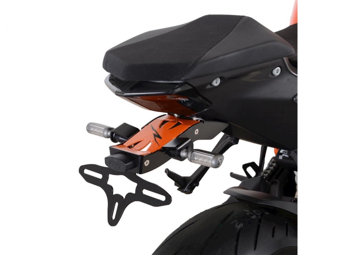 SUPPORT PLAQUE COURT R&G ORANGE/NOIR KTM 1290 SUPER DUKE R 20-23