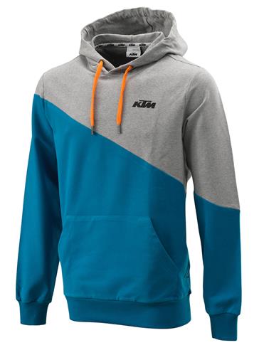 SWEAT CAPUCHE KTM DIAGONAL BLEU 17