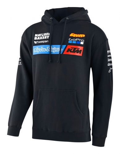 SWEAT CAPUCHE TEAM KTM TROY LEE DESIGNS NOIR 21