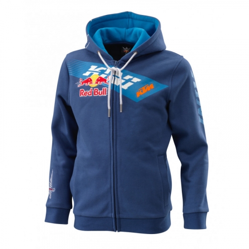 SWEAT CAPUCHE ZIPPE ENFANT KTM KINI RED BULL TRUE NAVY