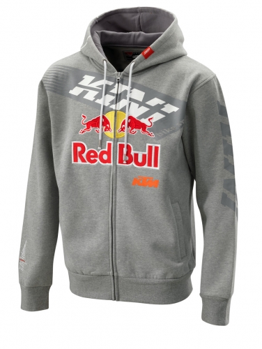 SWEAT CAPUCHE ZIPPE KTM KINI RED BULL ATHLETIC GRIS