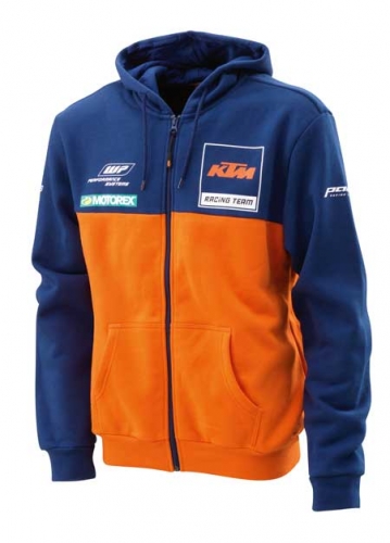 SWEAT CAPUCHE ZIPPE KTM REPLICA TEAM 17