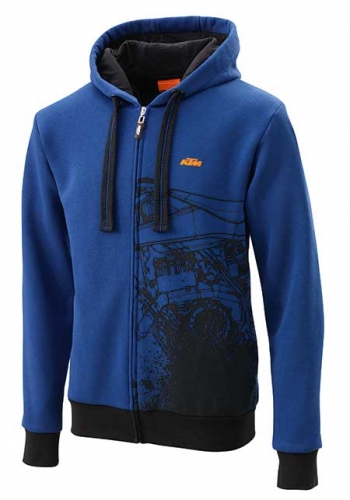 SWEAT CAPUCHE ZIPPE KTM UNMATCHED 16