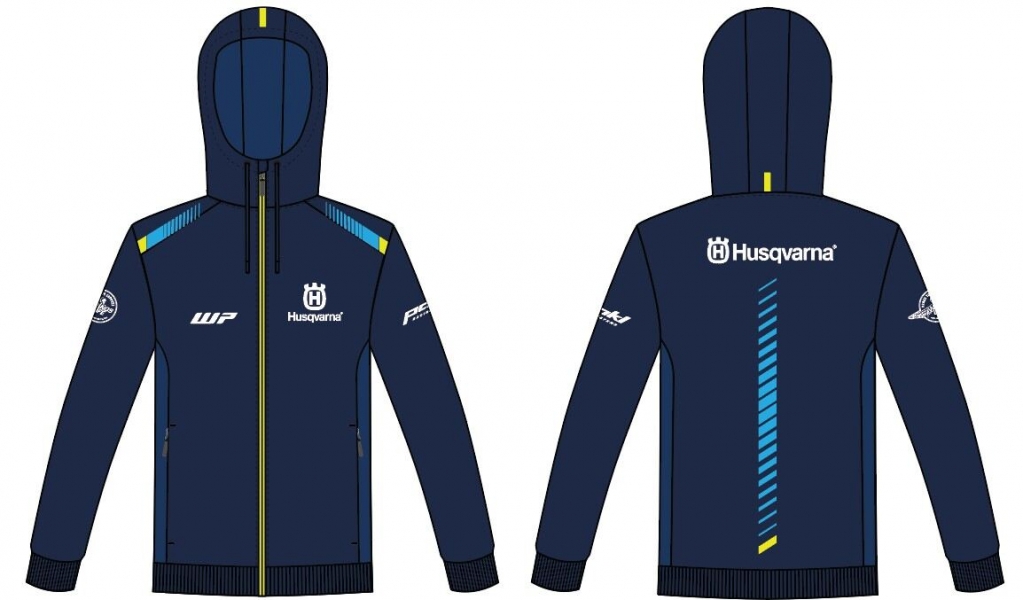 SWEAT SHIRT ZIPPE HUSQVARNA TEAM