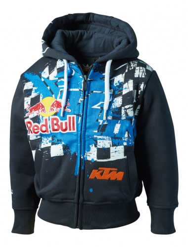 SWEAT ZIPPE CAPUCHE ENFANT KTM KINI RED BULL OVERSPRAY DARK BLUE 19