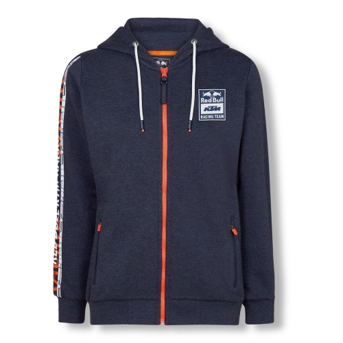 SWEAT ZIPPE CAPUCHE FEMME RED BULL KTM RACING TEAM LETRA