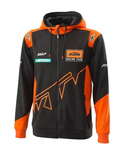 SWEAT ZIPPE CAPUCHE KTM ALPINESTARS TEAM NOIR