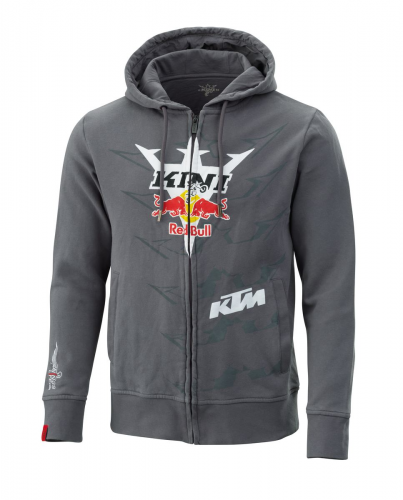 SWEAT ZIPPE CAPUCHE KTM KINI RED BULL MORPH GRIS