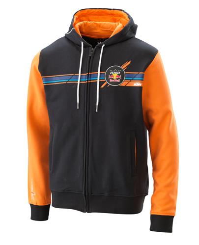 SWEAT ZIPPE CAPUCHE KTM KINI RED BULL STRIPES