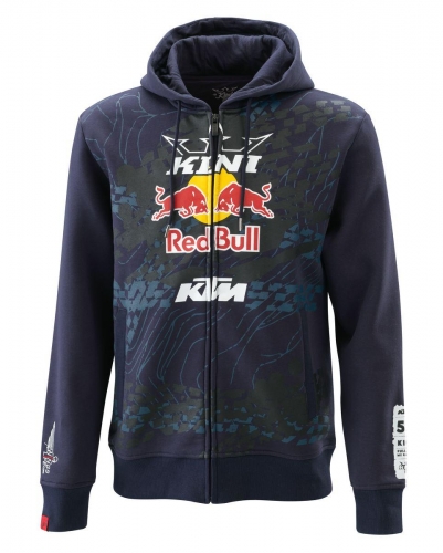 SWEAT ZIPPE CAPUCHE KTM KINI RED BULL TOPOGRAPHY