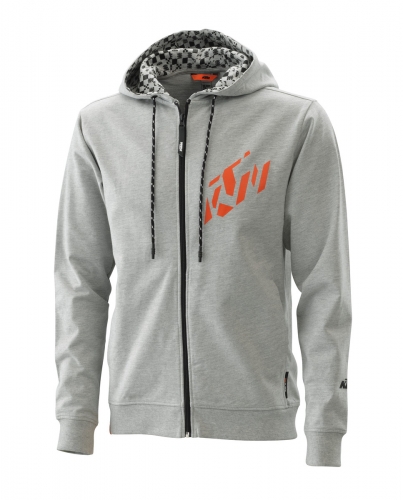 SWEAT ZIPPE CAPUCHE KTM RADICAL GRIS 21