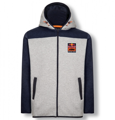 SWEAT ZIPPE CAPUCHE RED BULL KTM RACING TEAM GRIS