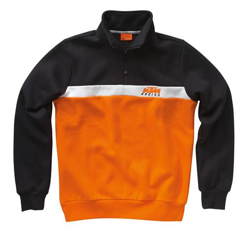 SWEAT ZIPPE KTM TEAM TROYER NOIR/ORANGE